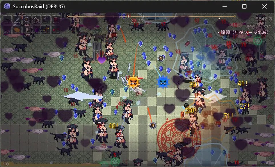 更新[日式ACT/像素动态] 魅魔袭来 Succubus Raid v1.10 生肉步兵版 [100M]