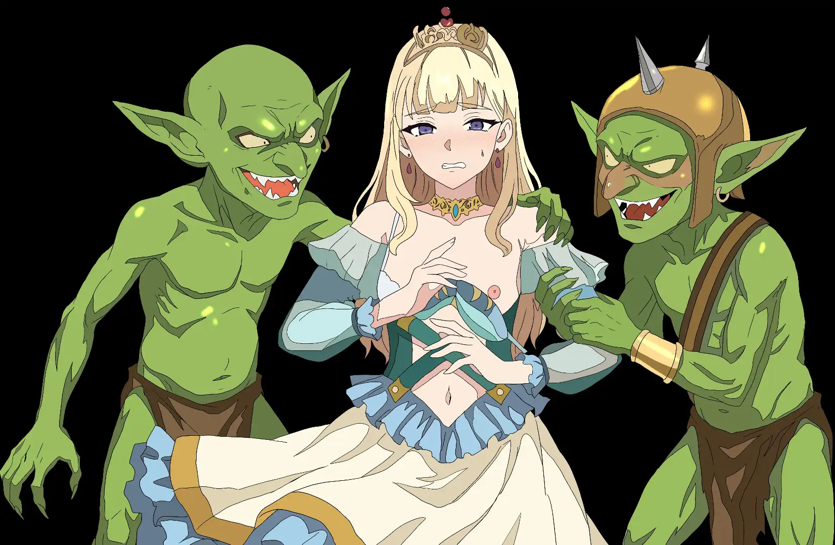 新汉化[日式RPG/被NTR] 堕落的大槌公主 堕落の大槌姫 内嵌AI汉化版+作弊码 [PC+安卓 890M]