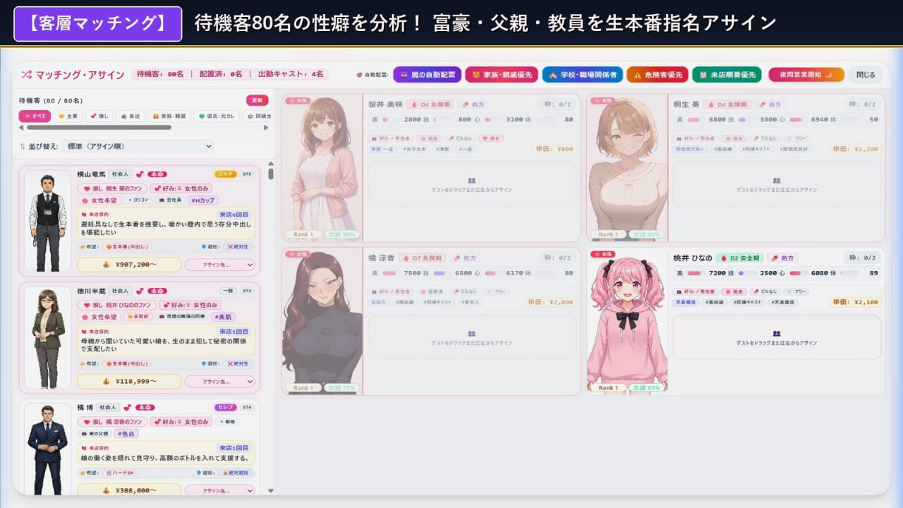 新作[日式SLG/NTR堕落] 青空Refrain ～与你共绘的桃源乡～[正统欢乐街经营SLG＆本番生中出解禁・子宫SCAN受孕模拟器] 青空リフレイン ～君と描く桃源郷～[本格歓楽街経営SLG&本番生中出し解禁・子宮SCAN受胎シミュレータ] 官中版 [1.20G]
